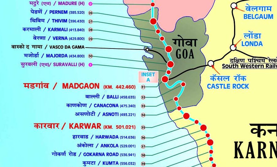 goa rail map